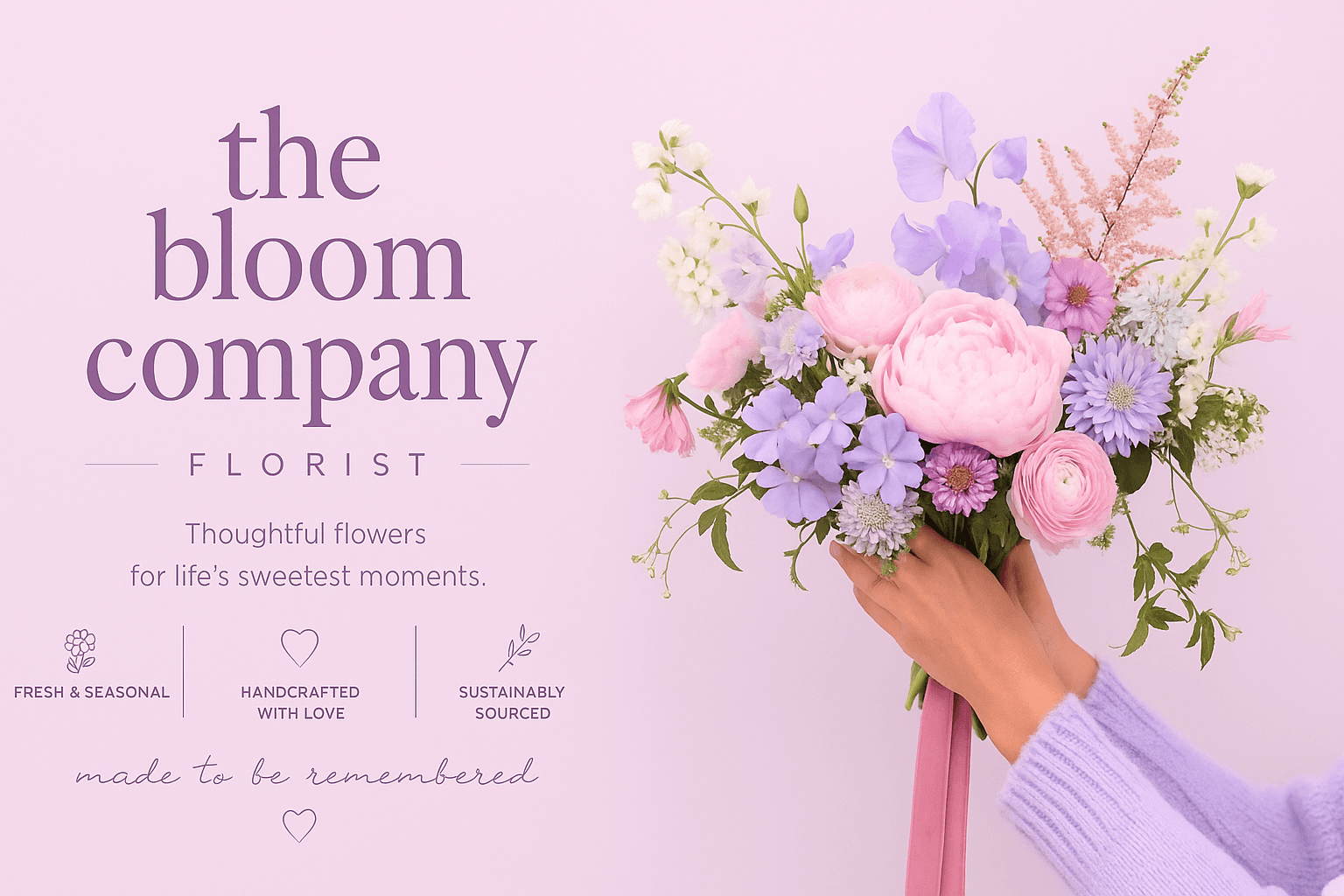 The Bloom Company — thoughtful flowers for life's sweetest moments